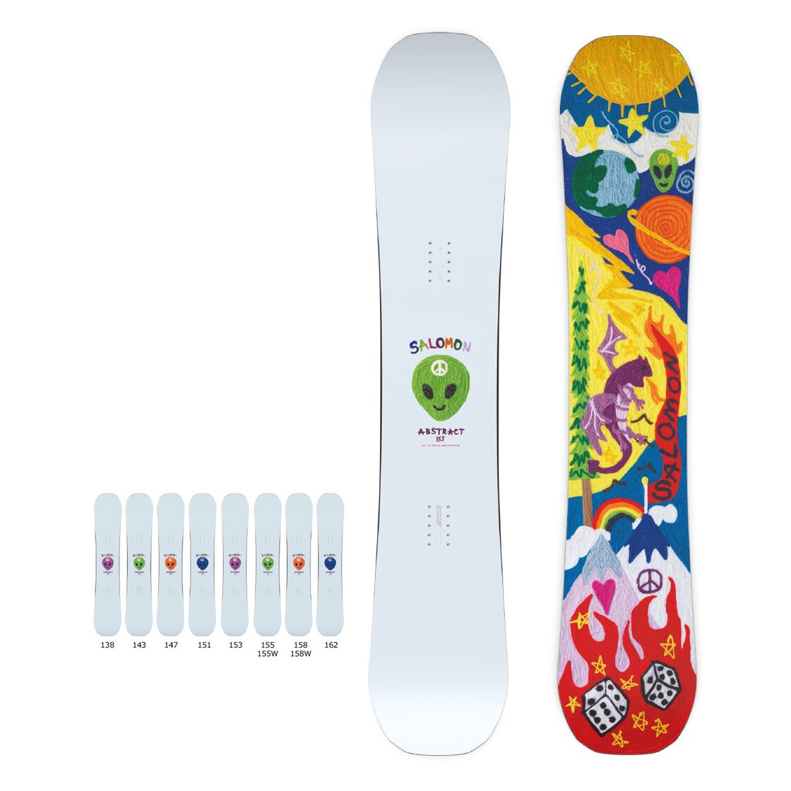 SALOMON ABSTRACT スノーボード 158 新品（23-24 SALOMON ABSTRACT 