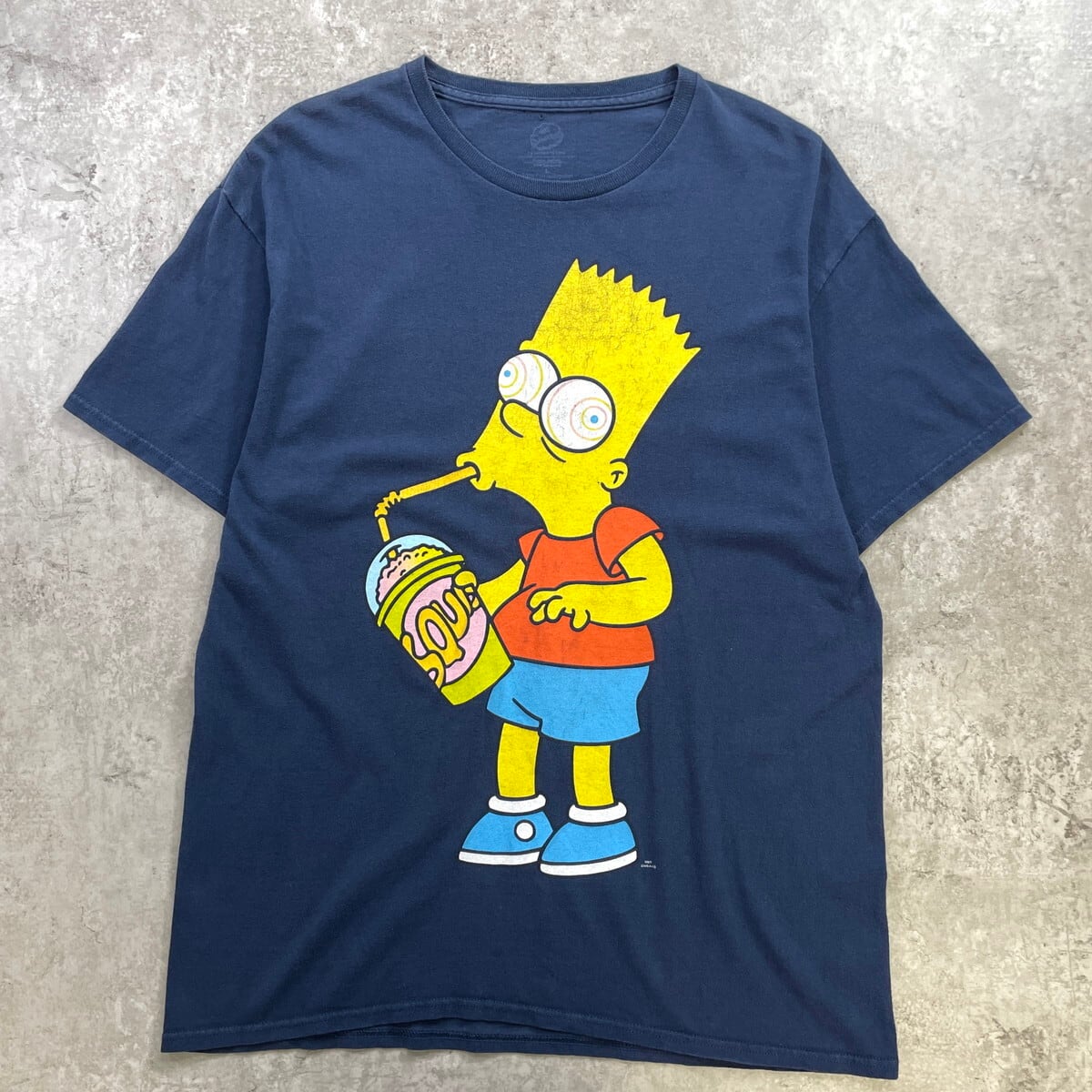 THE SIMPSONS シンプソンズ バート キャラクタープリントTシャツ