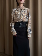 paisley animal pattern shirt-5233-4
