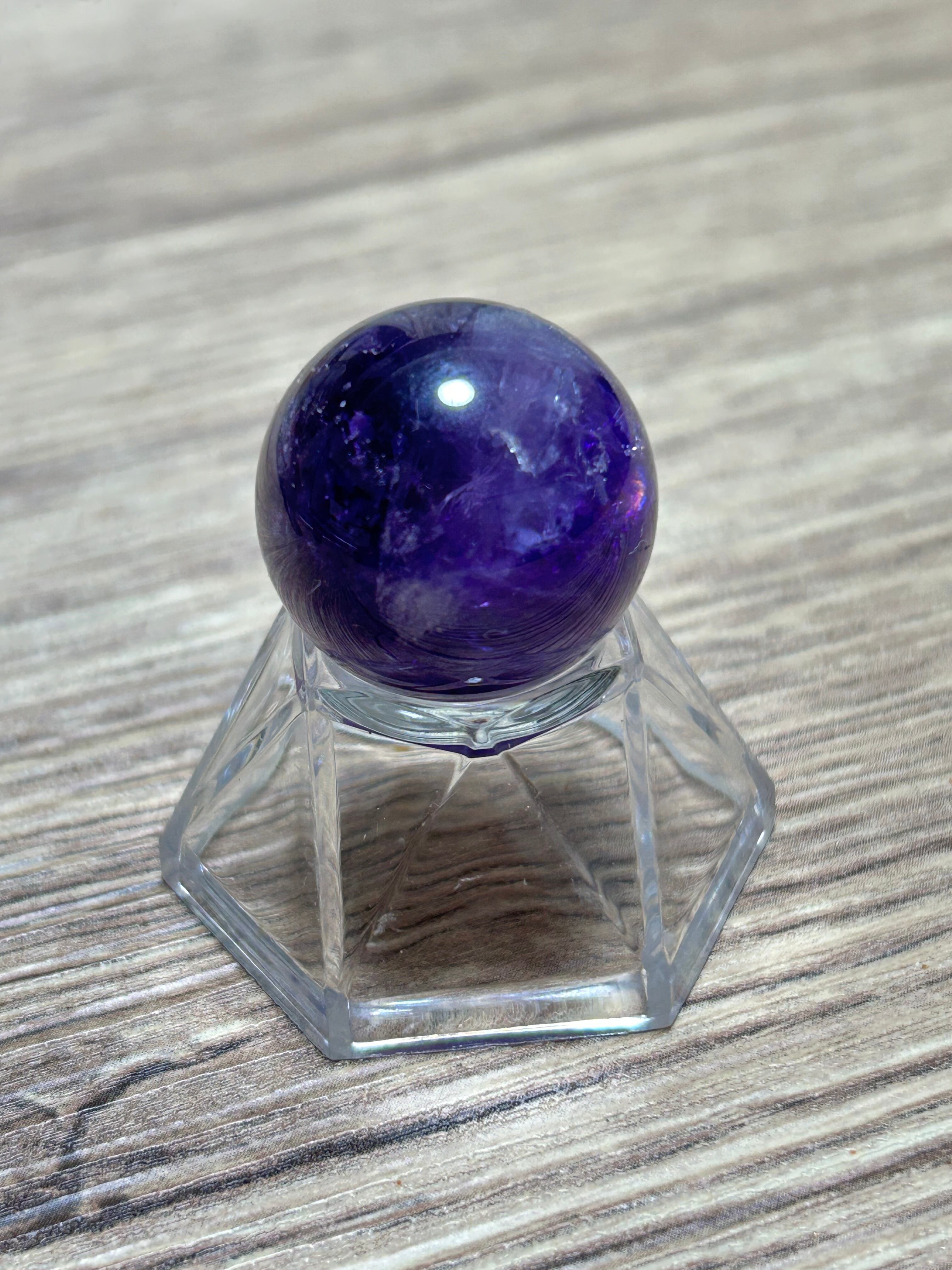アメジスト丸玉 直径約25mm 約21g | 天然石•パワーストーンの 