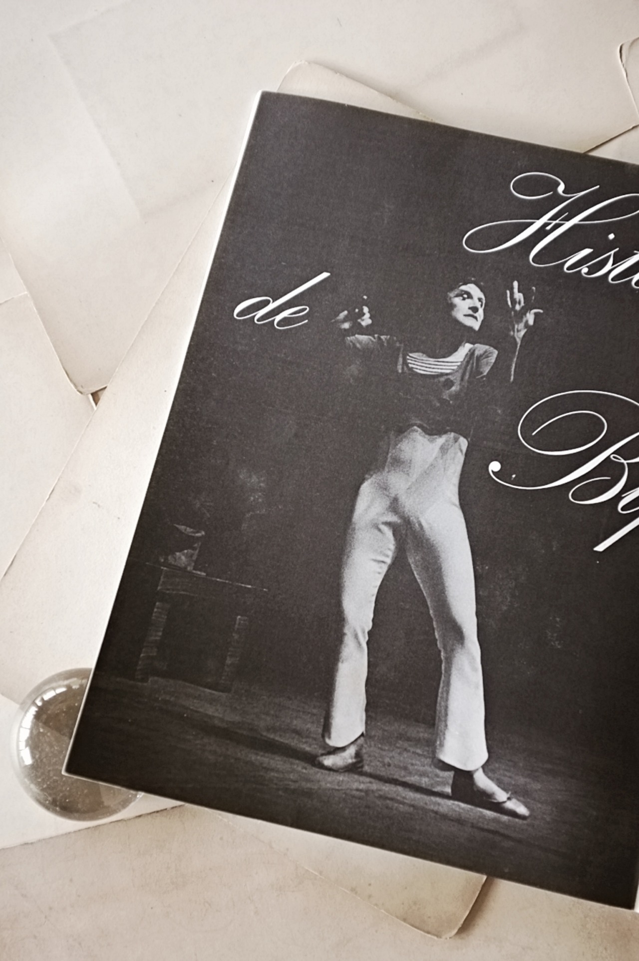 78s フランス Marcel Marceau マルセル・マルソー 仏文 プログラム