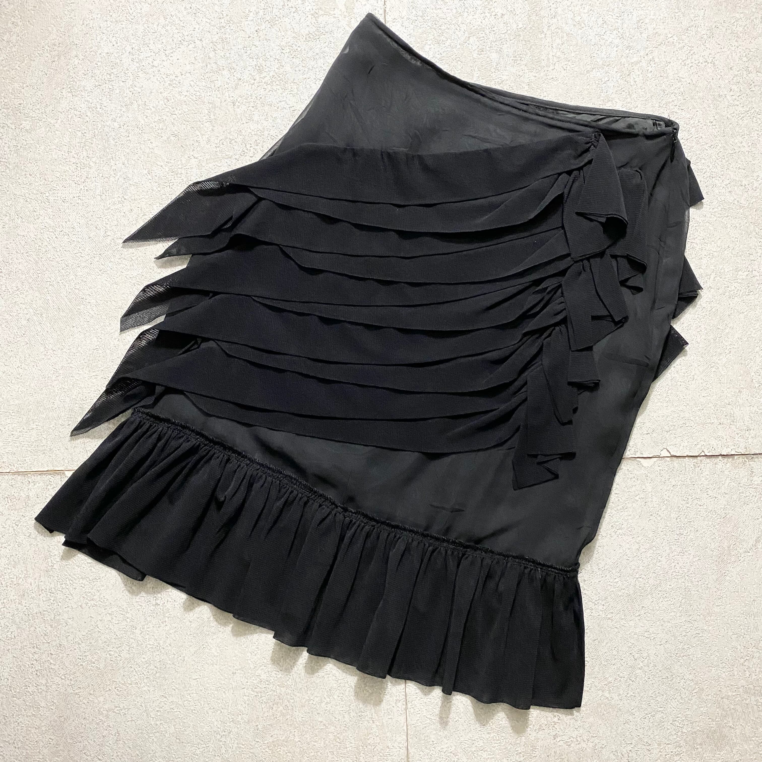 JEAN PAUL GAULTIER FEMME frill skirt | NOIR ONLINE JEAN PAUL GAULTIER FEMME frill skirt | NOIR ONLINE