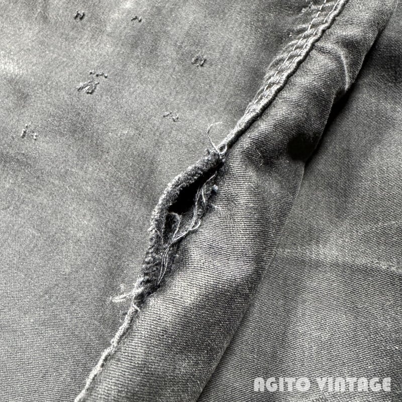 50's~ MAXIMUM ブラックモールスキンワークジャケット フレンチワーク