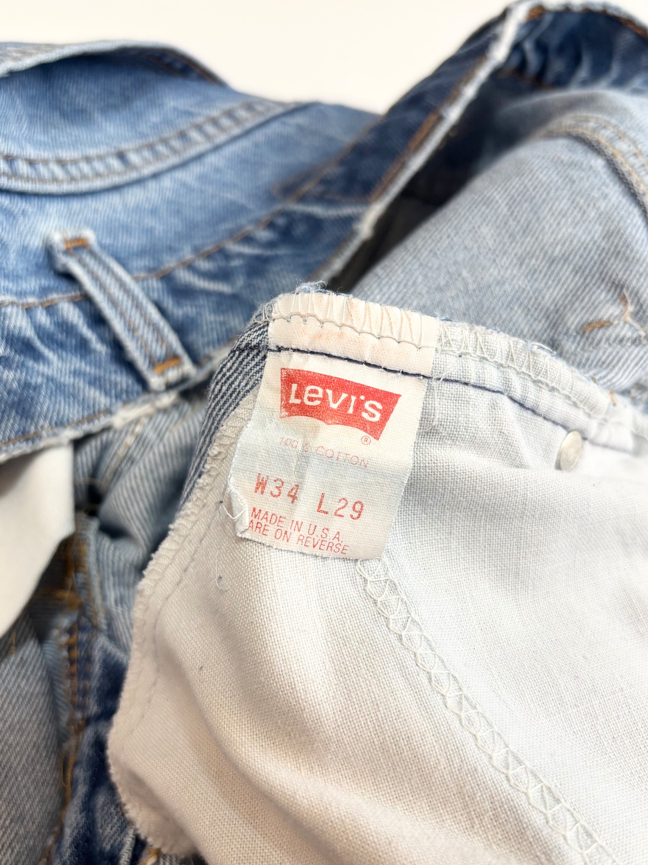 80s Levi’s 517 BOOT CUT DENIM MADE IN USA Size W34L29→W34L28