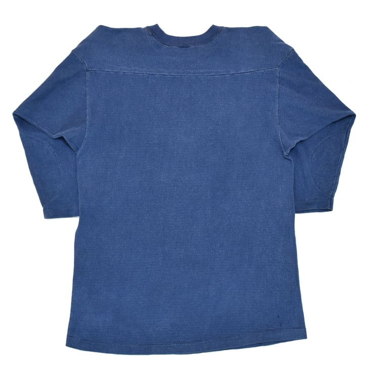 70s チャンピオン フットボール Tシャツ バータグ ビンテージ ネイビー M 70s バータグ チャンピオン フットボールシャツ Mサイズ 紺