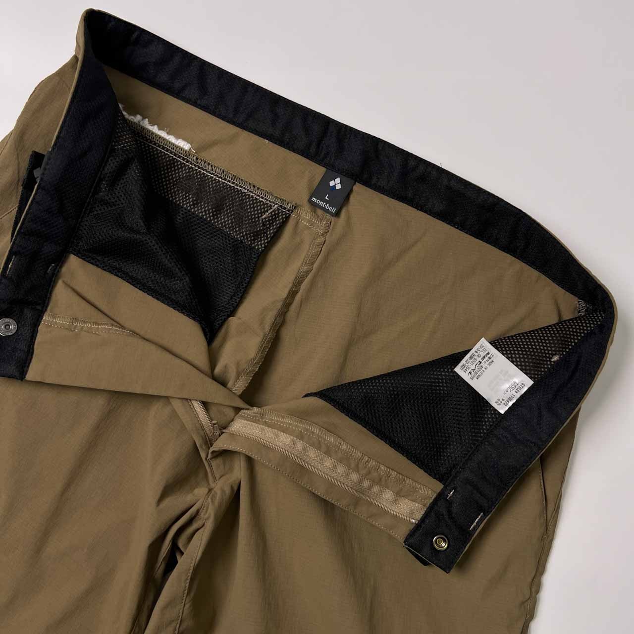 mont-bell モンベル クライミング ナイロン ハーフパンツ ショートパンツ L/ベージュ メンズ #1105473