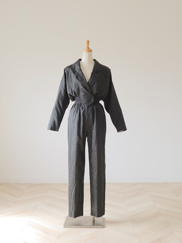 ●made in USA black Jumpsuit①