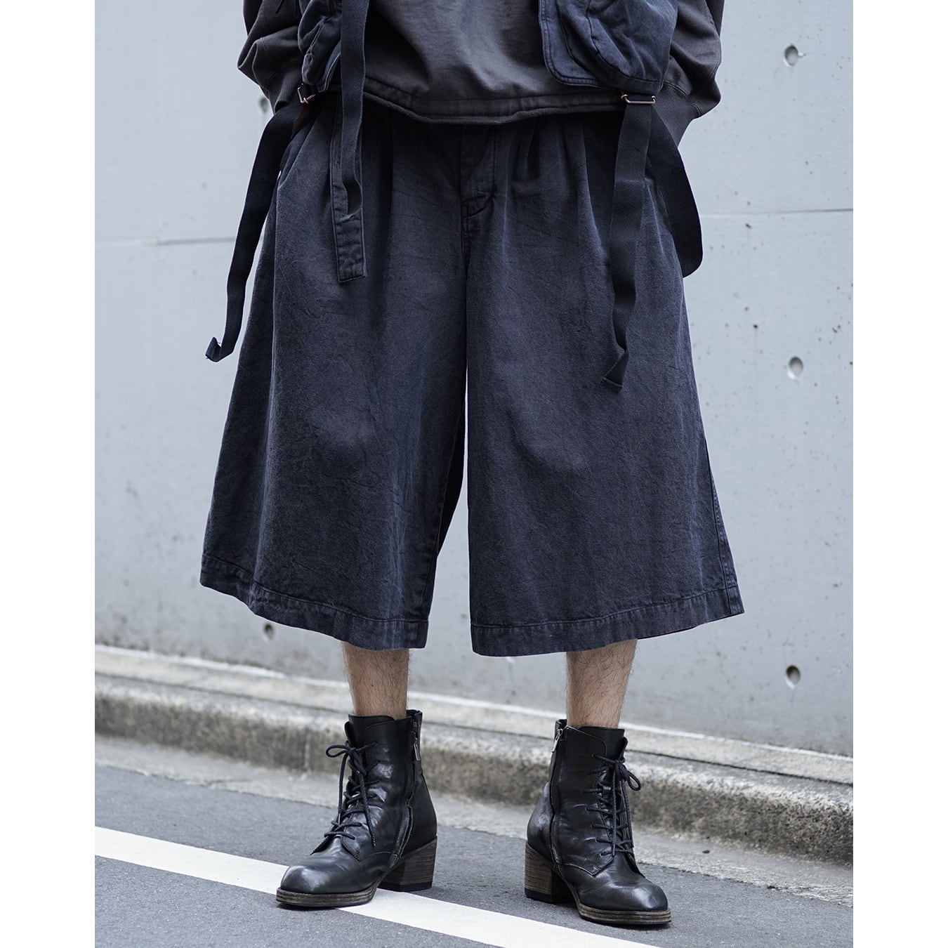 The Viridi-anne] (ザヴィリディアン) VI-3983-04 SWEAT WIDE PANTS