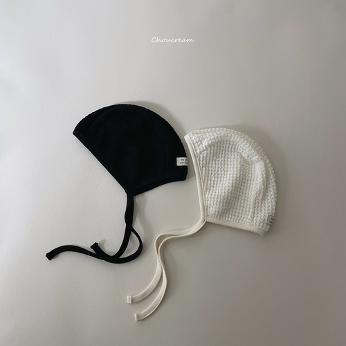 [choucream] Waffle Knitwear Bonnet / [슈크림] 와플니트보넷
