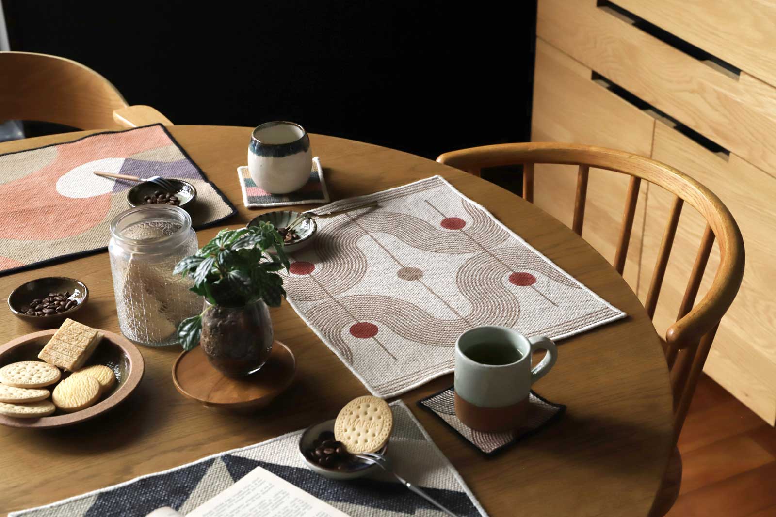 プレイスマット a.depeche mon chemin lunchon アデペシュ
