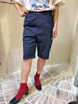 60's  denim short pants