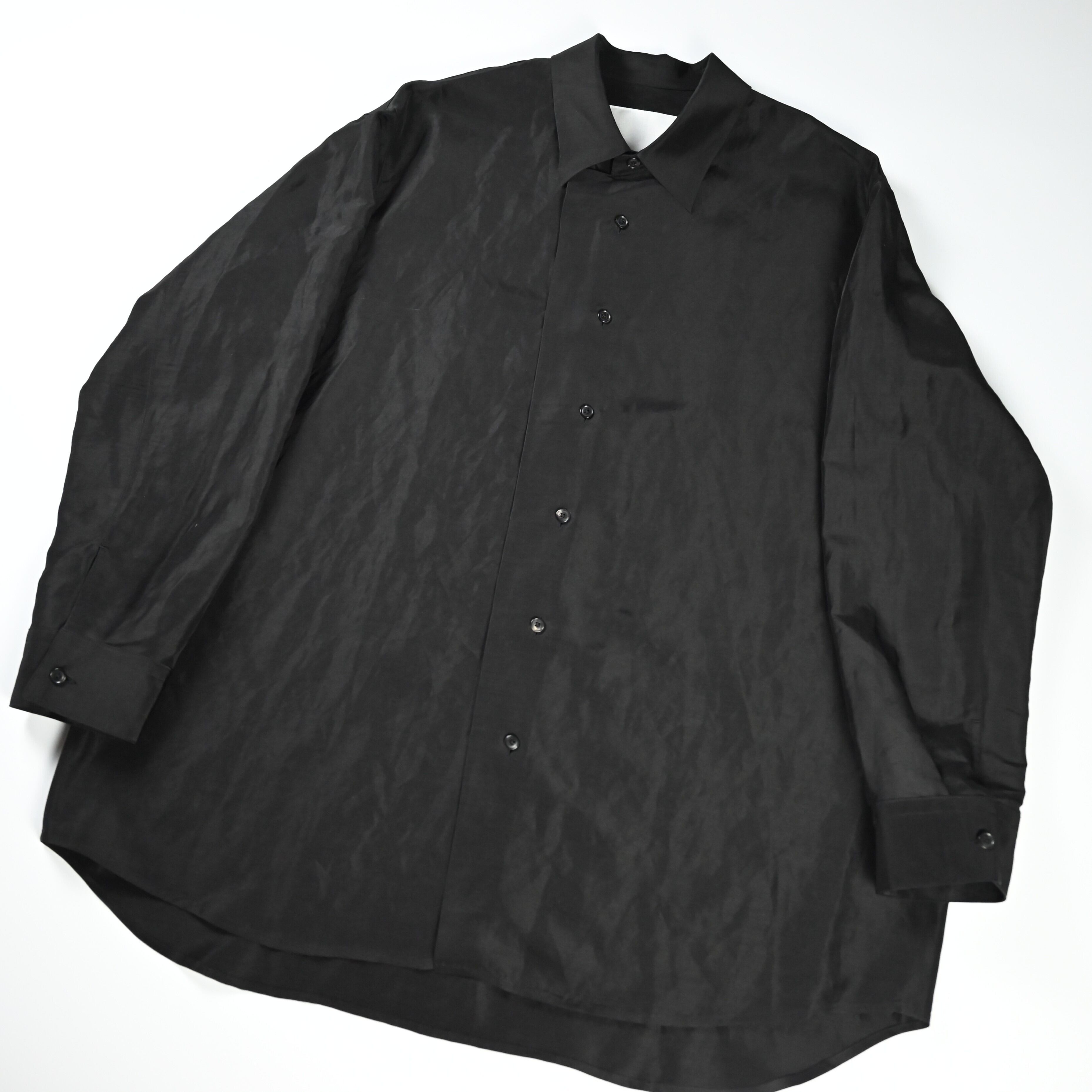 Nonnotte / Cascade Placket Oversized Shirt | GANKO