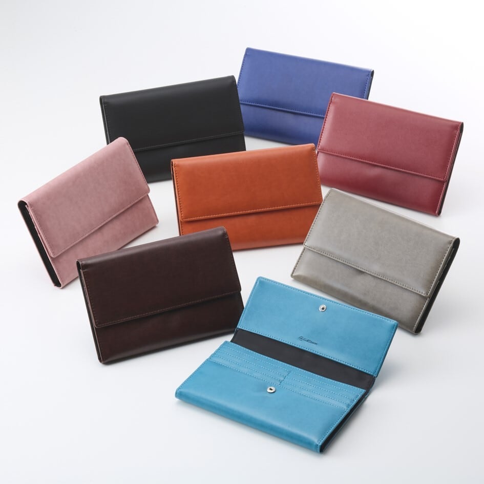 PUレザー ジャバラ式マルチケース | ガルフストリーム