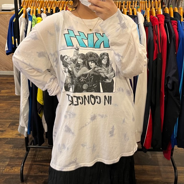 【KISS band long sleeve T-shirt】／ KISS バンド ロンＴ