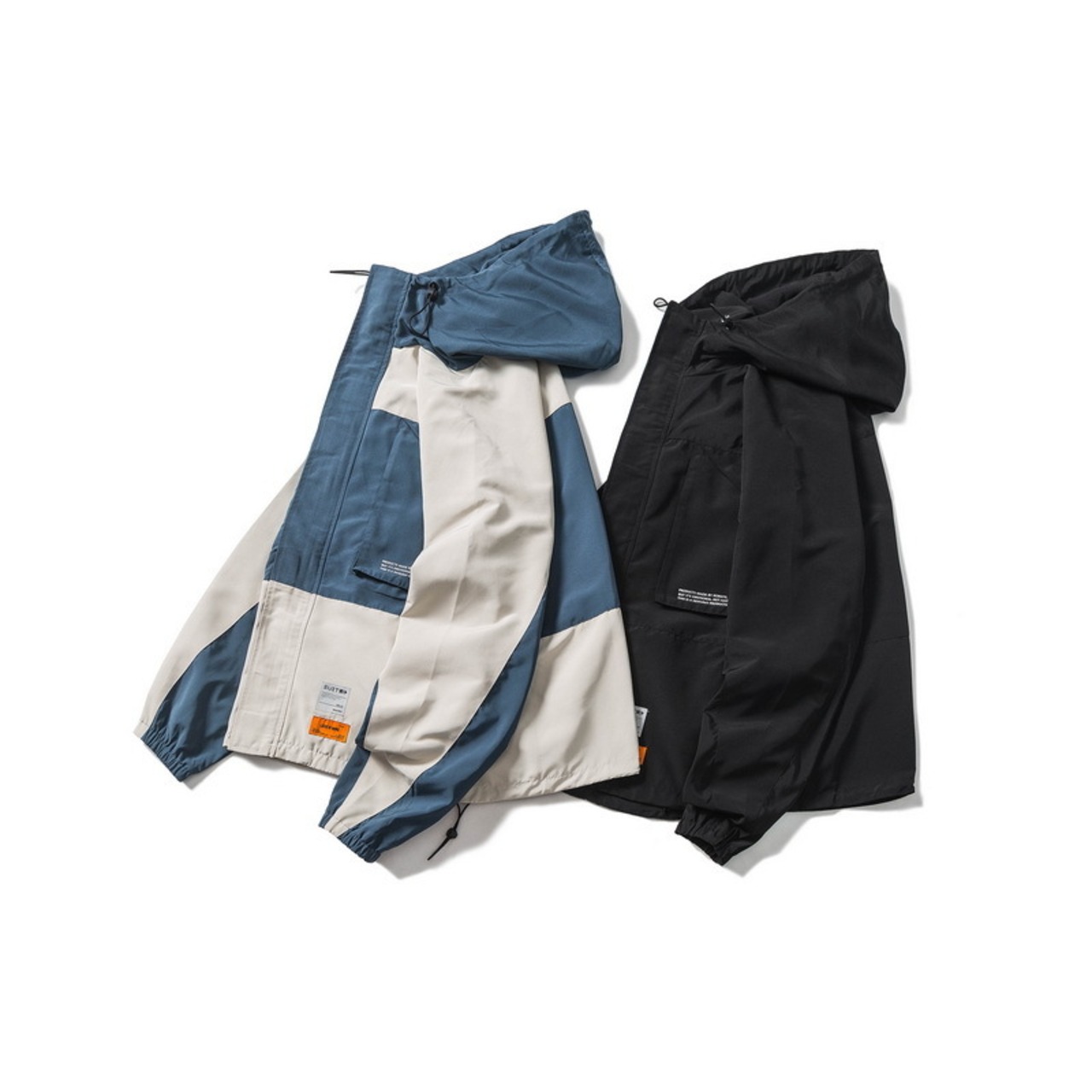 カラーブロック マウンテンパーカー