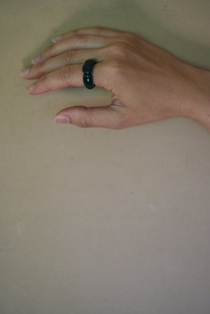 TOO - Alphabet O RING - green onyx