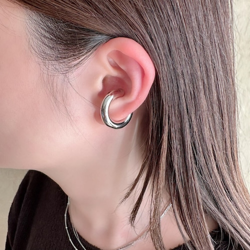 Thick ear cuff (silver/gold)