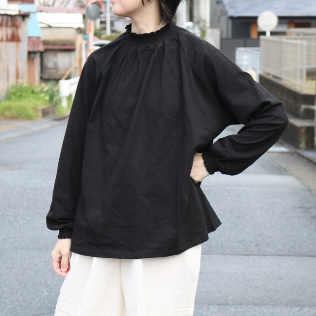 シャーリング ラグラン プルオーバー