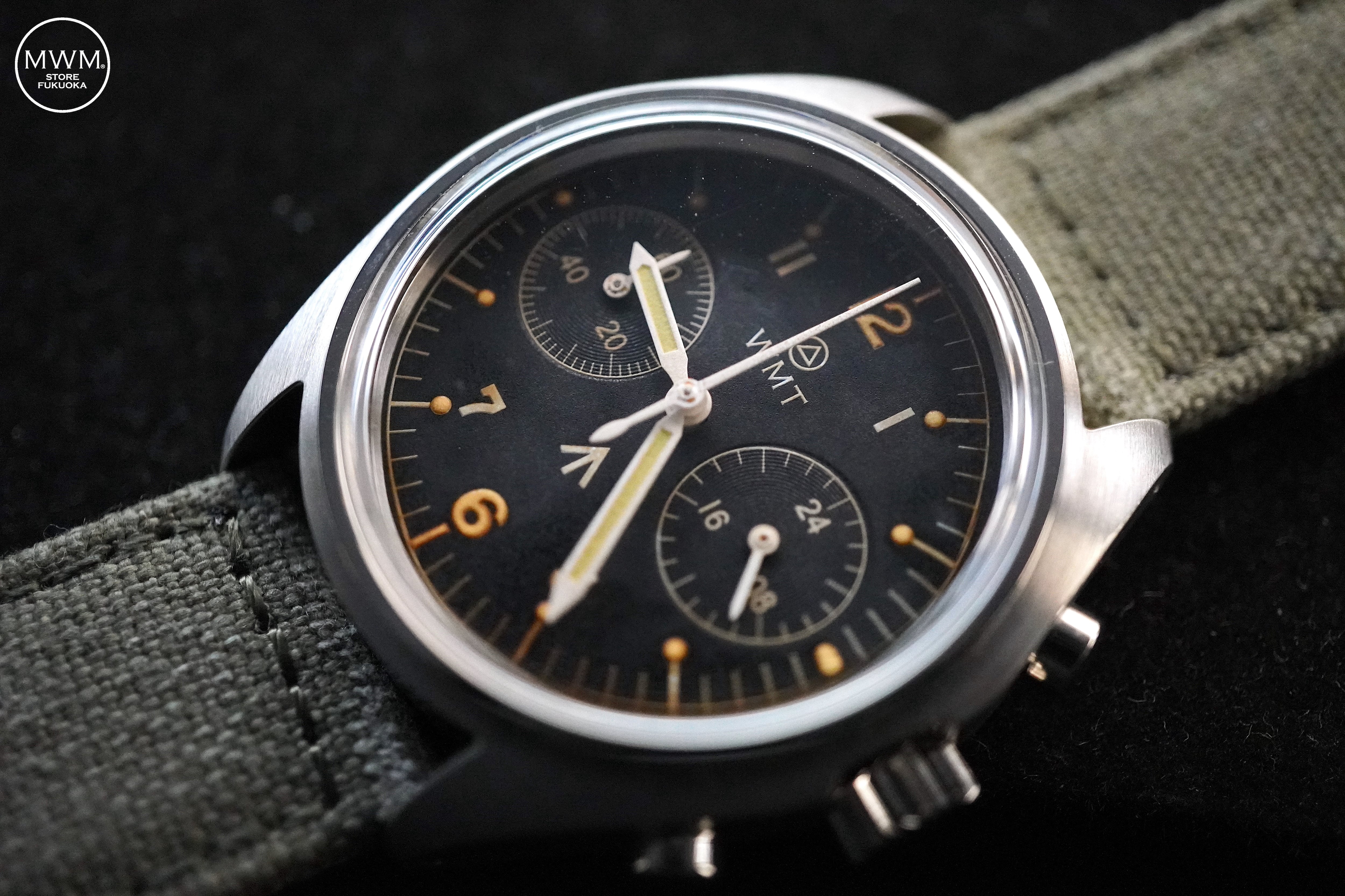 WMT Royal Air Force – Aged Edition / ( Military Green Canvas Strap