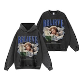 VINTAGE ストリート 眠れる天使 パーカー/スウェット T1132