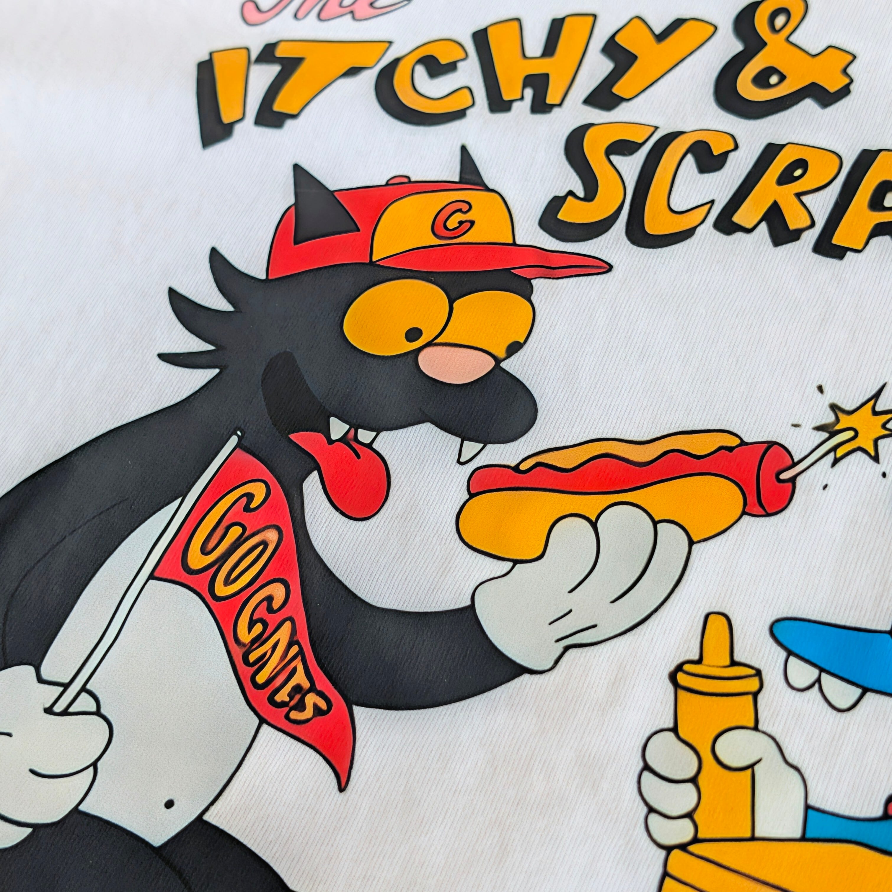 【 The Simpsons( ザ・シンプソンズ ) 】『 The Itchy & Scratchy Show / イッチー&スクラッチー 』 Tシャツ〚アメリカン雑貨 アメトイ〛
