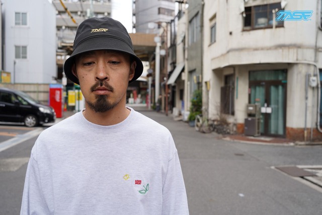 50%OFF!!　TASF / TASFlowerロンT / Ash