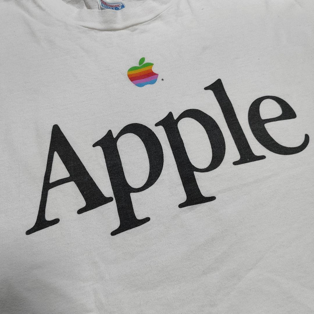 Apple Tシャツ 90s レインボーロゴ Vintage 企業