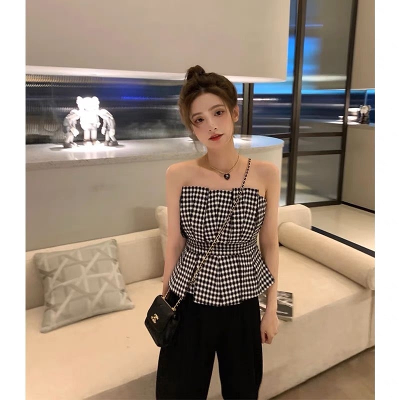 d.i.a.チューブトップ diaの豹柄トップス ファッション d.i.a. 豹柄