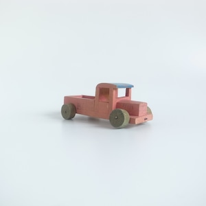 Wooden toy car