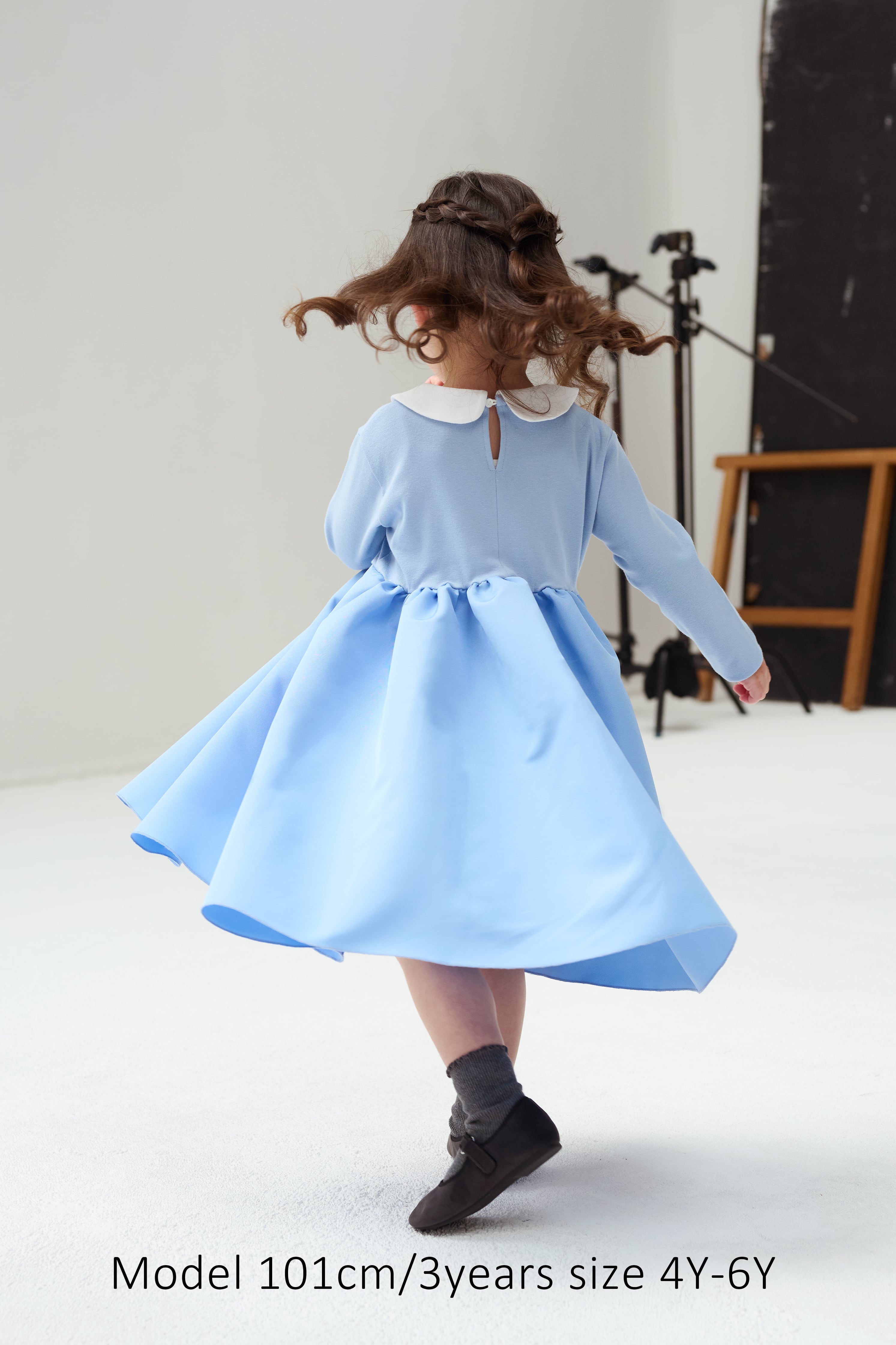 CEREMONY DRESS NAVY 6Y-8Y【残りわずか】 | AMICA・kids