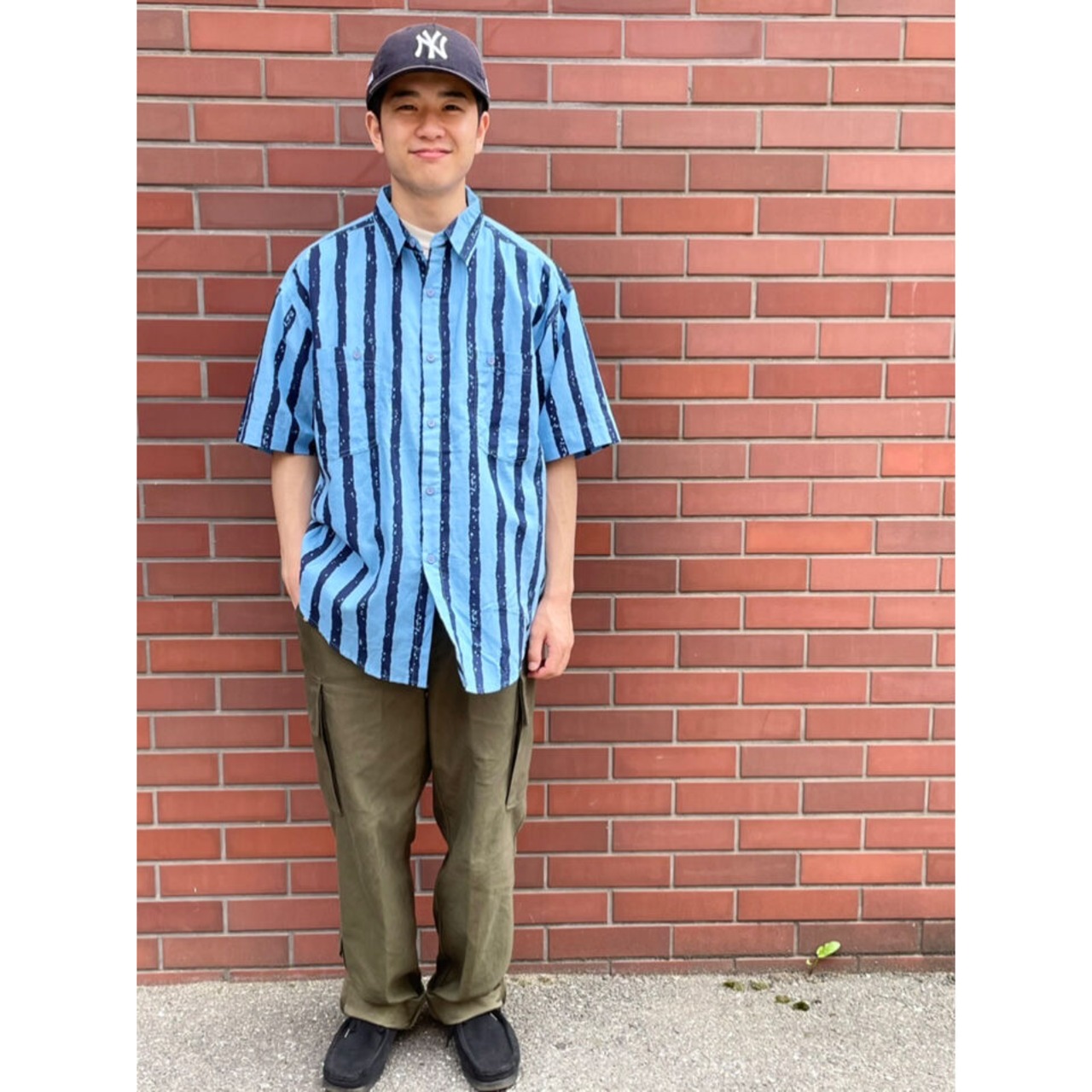 80s "DEADSTOCK" BECOTEX S/S SHIRT Size L