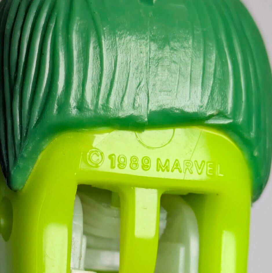 ☆ VINTAGE1989 ☆【 The Hulk / 超人ハルク ) 】ブルース・バナー / スモールヘッド / PEZ / ペッツ / CANDY&DISPENSER  〚アメリカン雑貨 アメトイ〛