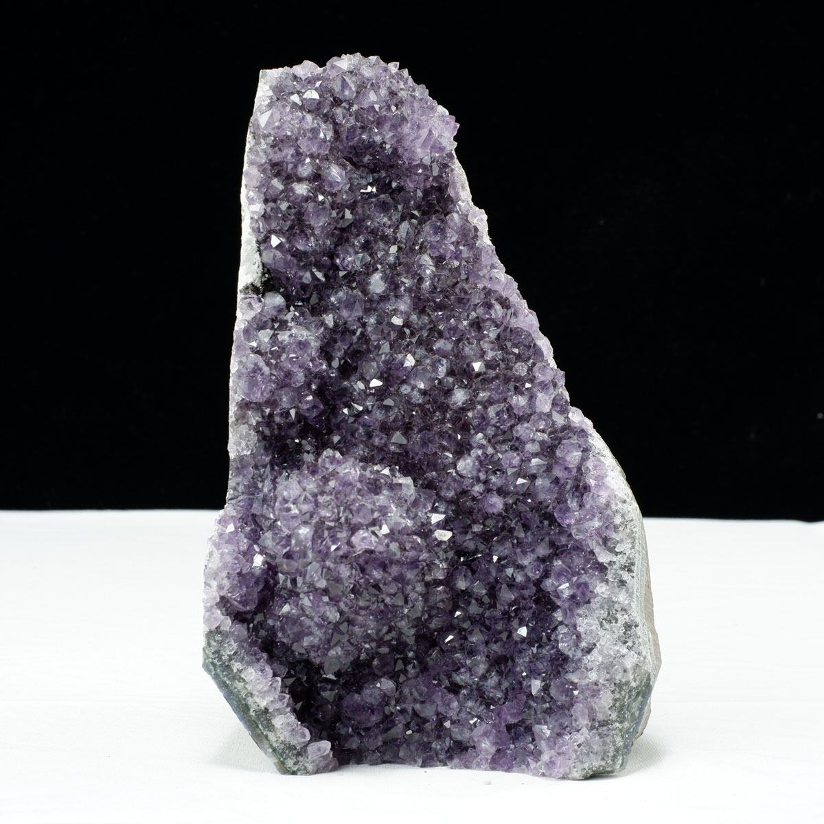 2Kg アメジスト クラスター ウルグアイ産 アメジスト 原石 amethyst 台座付属 花型 一点物 182-6479