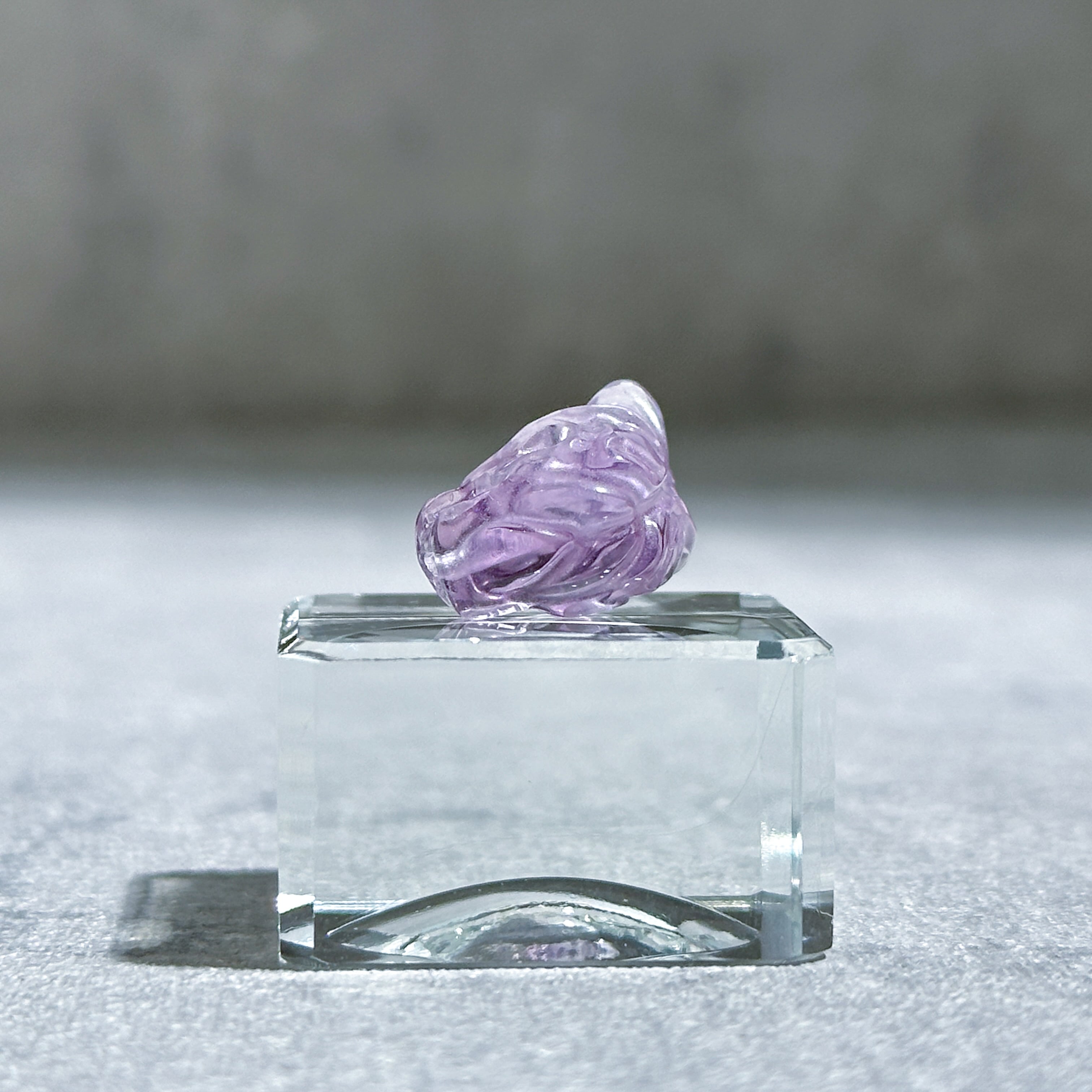 ★限定NEW★愛の守護石♡【アメジスト『紫水晶』6面カットペンデュラム】❤ アメジスト ミニドラゴンヘッド(穴あき)02◇ Amethyst Dragon Head