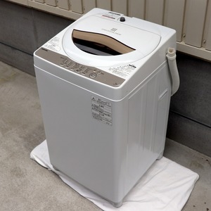 TOSHIBA・東芝・電気洗濯機・5kg・AW-5G8・2020年製・No.200708-571 