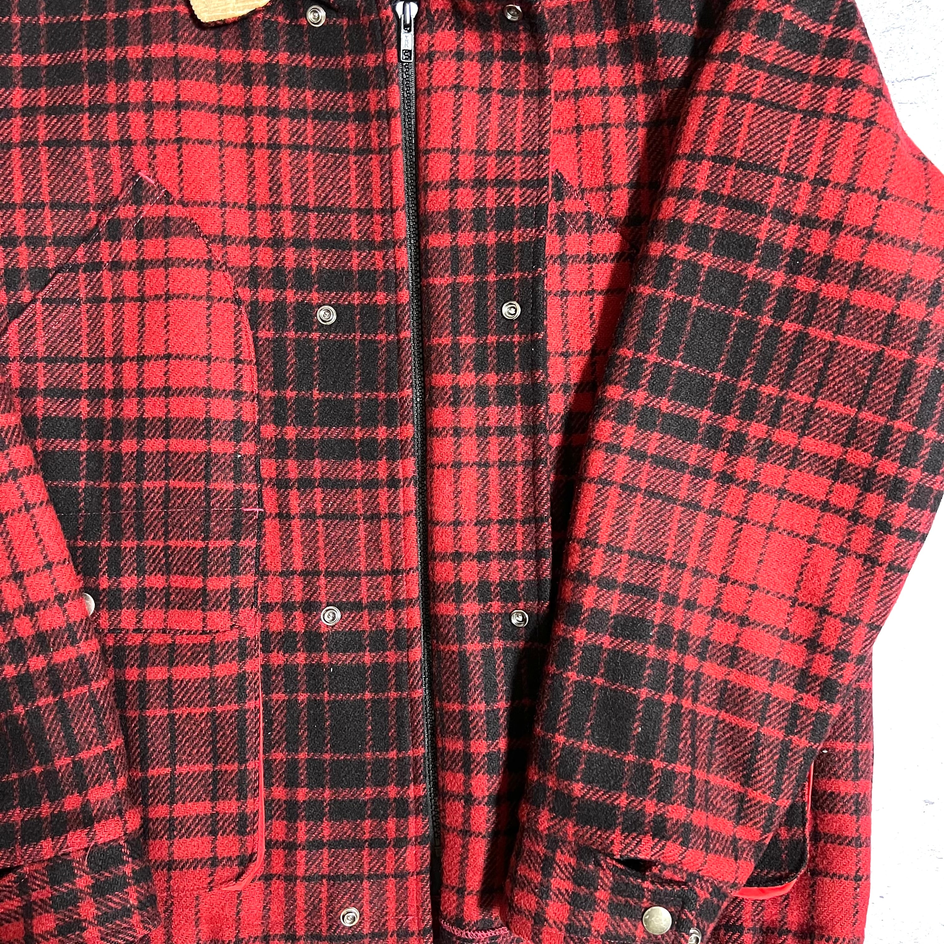 OLD PENDLETON OUTDOORSMAN チェックブルゾン ハンティングジャケット ...