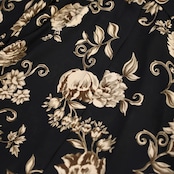 Liz sport flower pattern sheer shirt