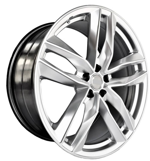 21インチ Silver ホイール ( 4本セット ) アウディ A6 A7 A8 S6 S7 S8 RS6 RS7 Q5 Q7 -DFO-1044 -★