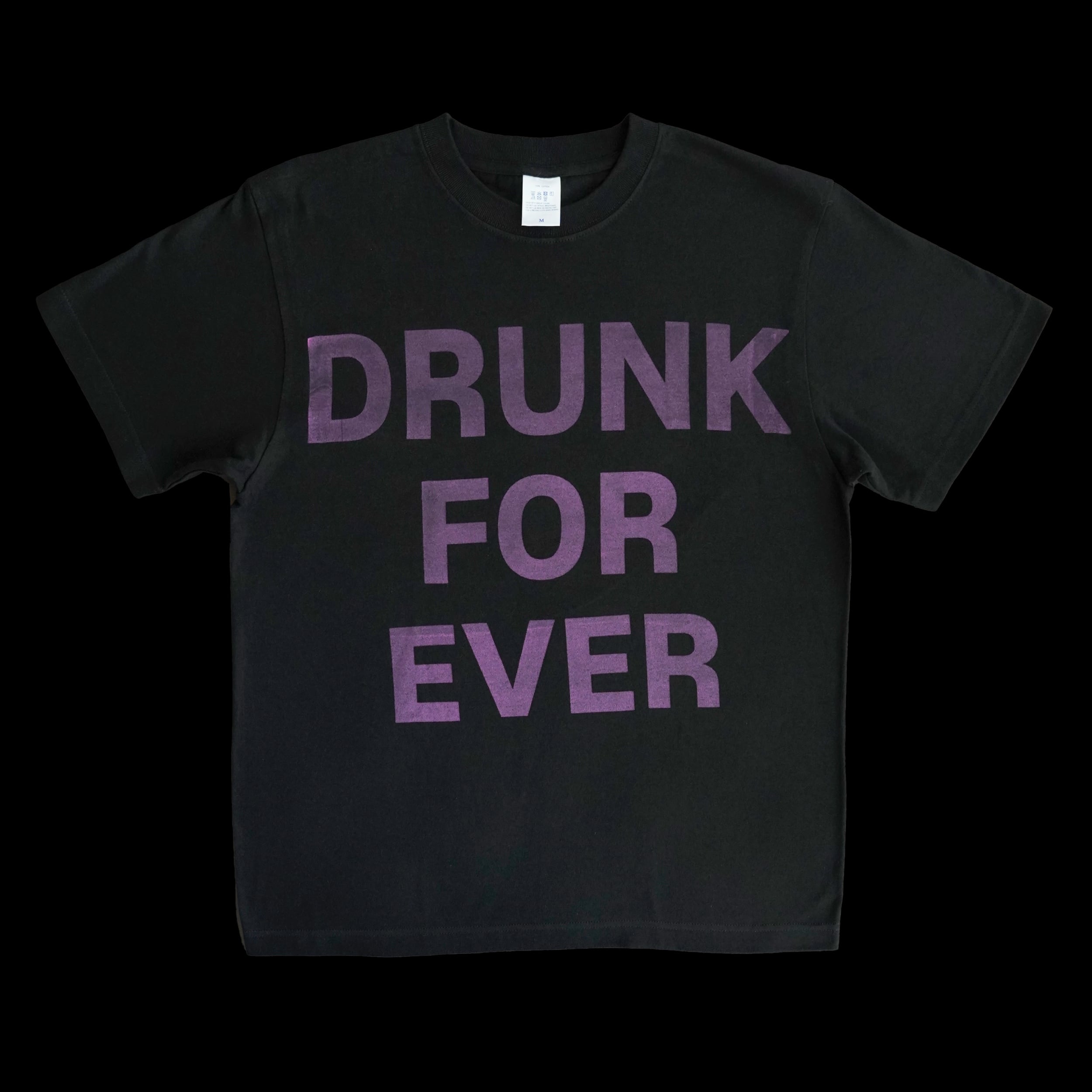 DRUNK FOR EVER T-shirt BLUE | holic