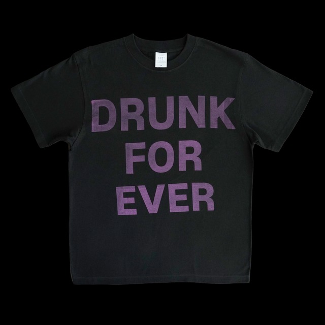 DRUNK FOR EVER T-shirt PURPLE | holic