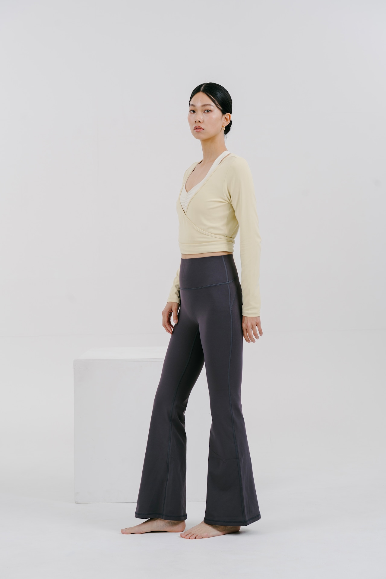 《裏起毛》Refined fleece Flare Leggings【3 colors】
