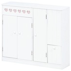 トイレラック(ホワイト) MTR-6112WH 幅60×奥行16×高さ52cm
