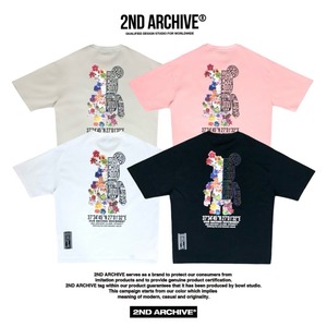 2ND013 2NDARCHIVE Tシャツ 韓国ファッション オーバーサイズ ユニセックス