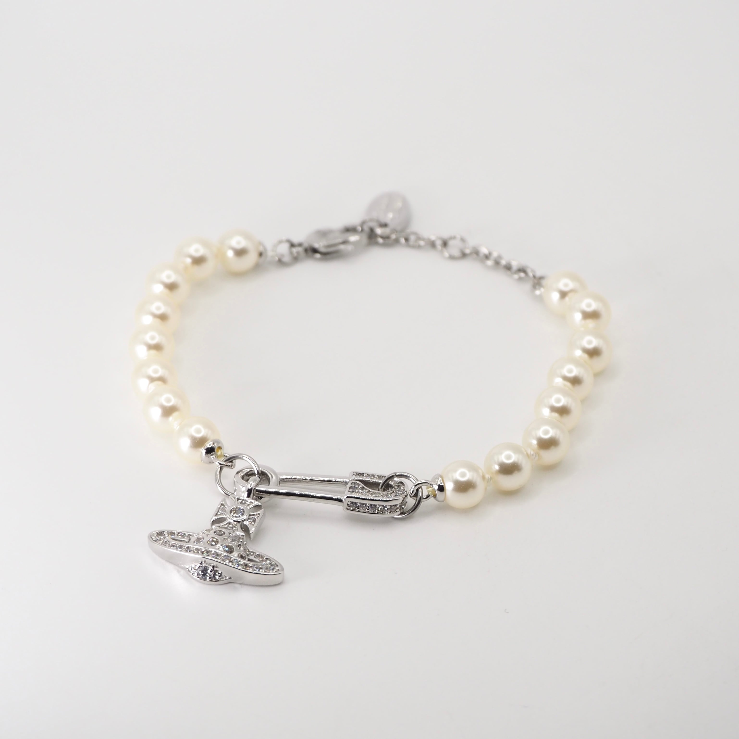 r*e様 Vivienne Westwood パールブレスレット シルバー Vivienne Westwood ルクセール パール ブレスレット シルバー