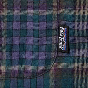 極美品 XL 96年 ポルトガル製 オンブレチェックシャツ 長袖 Patagonia パタゴニア