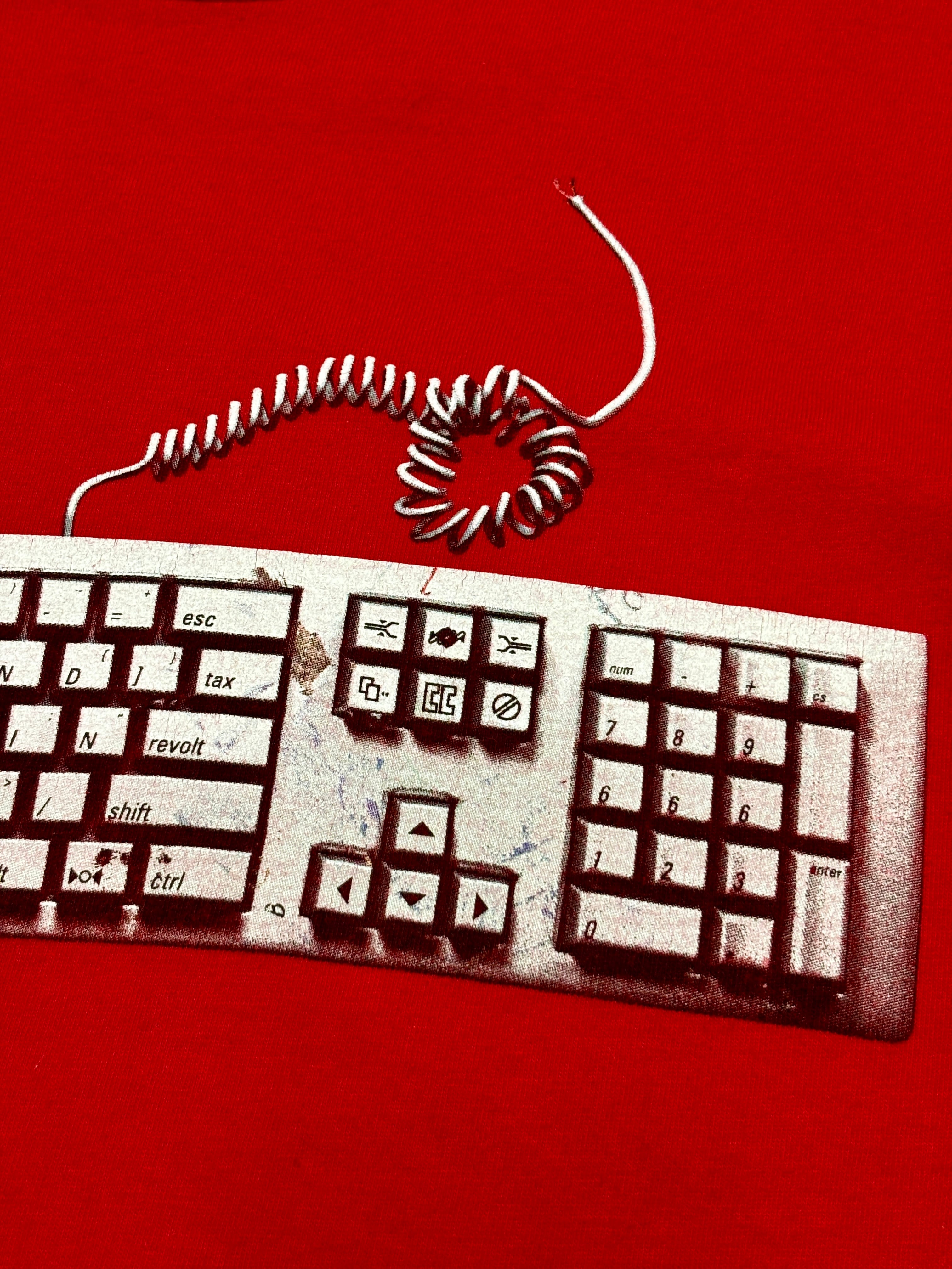 SUPREME/19ss Keyboard print Tee/S/キーボードプリントT/Tシャツ/ロゴ