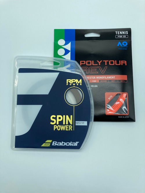 【通販張替専用商品】RPM POWER 125 × POLYTOUR REV 125