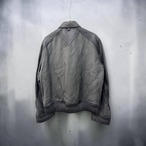 TOUR RECORD ボンバージャケット シープレザー(羊) メンズ ダークグレー XLサイズ