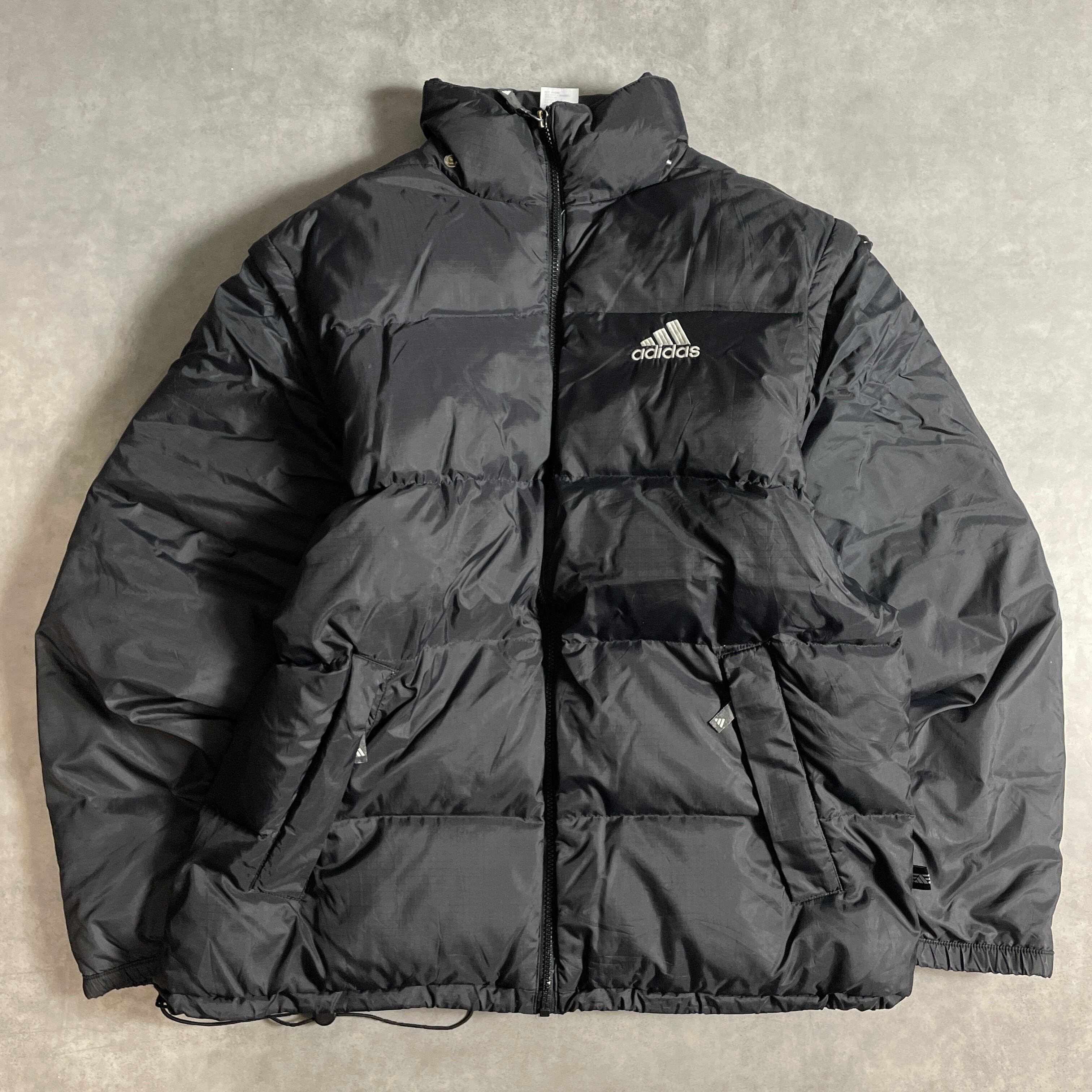 90s adidas アディダス ダウンジャケット ダウンベスト 2wayヌプシ