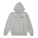 QUARTERSNACKS / LETS GET IT ZIP HOODY HEATHER GREY